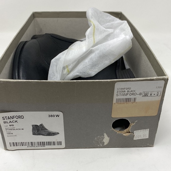 Ziera Stanford black leather ankle boots WIDE - Picture 8 of 8